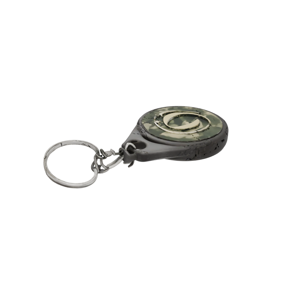 Camo 3D Monogram Initial O