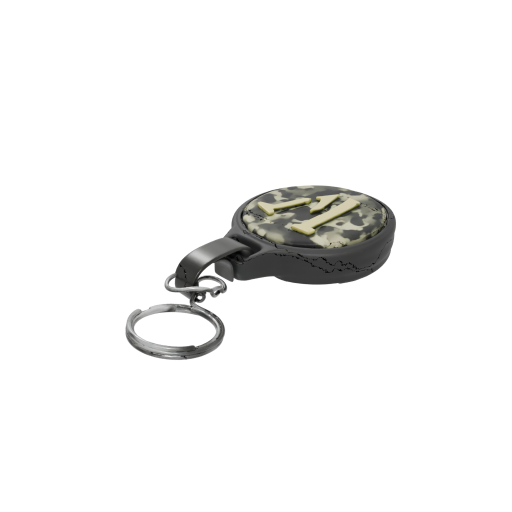 Camo 3D Monogram Initial V