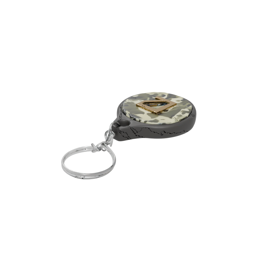 Camo 3D Monogram Initial Z — keychains 3D print model, STL