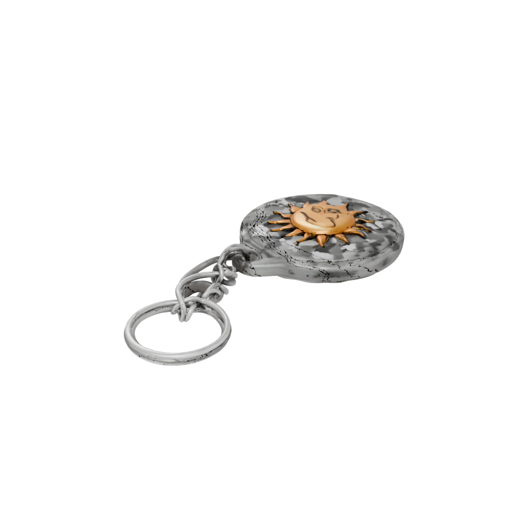 Camo 3D Sun Charm