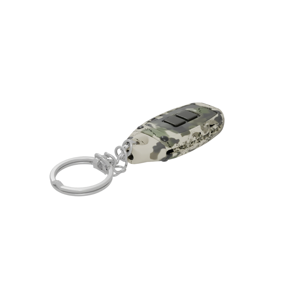 Camo 3D Whistle Keyfob