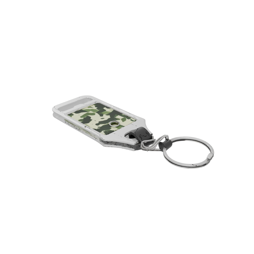 Camo Bottle Opener Tag