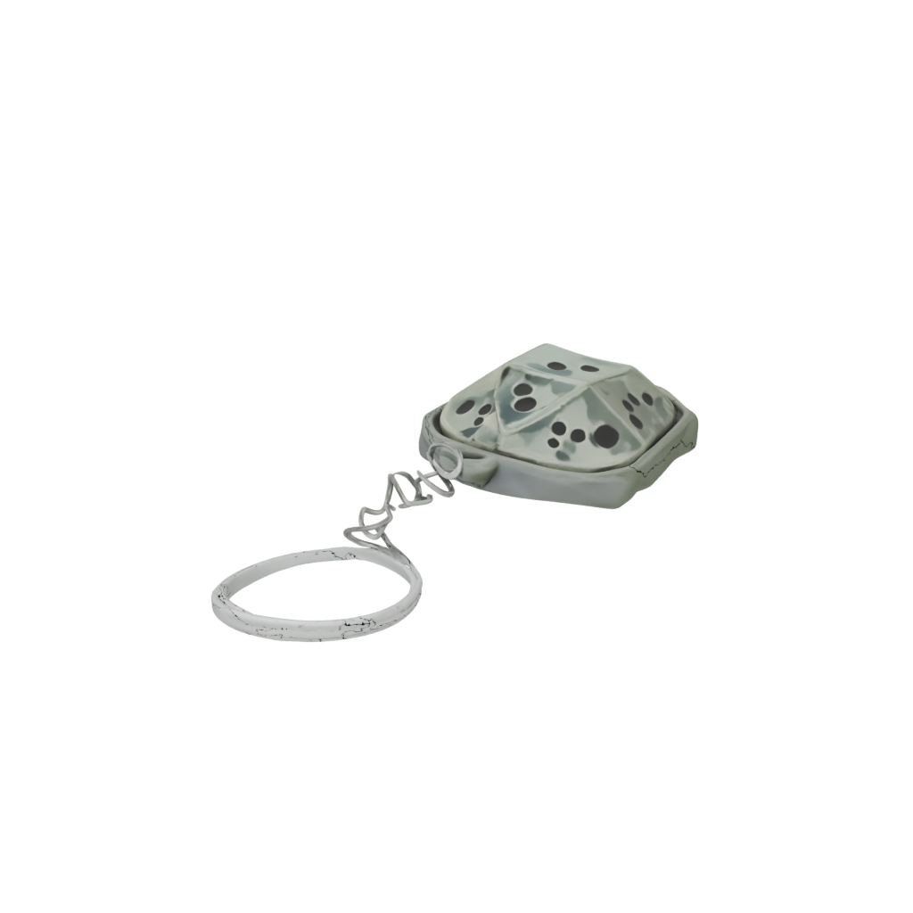 Camo Dice Holder Keychain