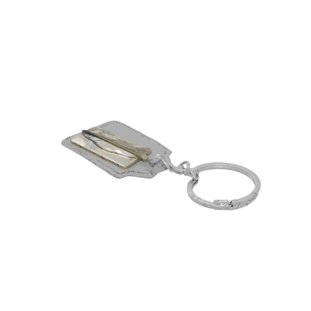 Camo Feather Charm