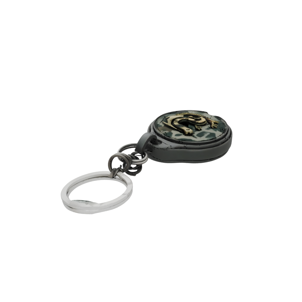 Camo Mini Dragon Charm — keychains 3D print model, STL