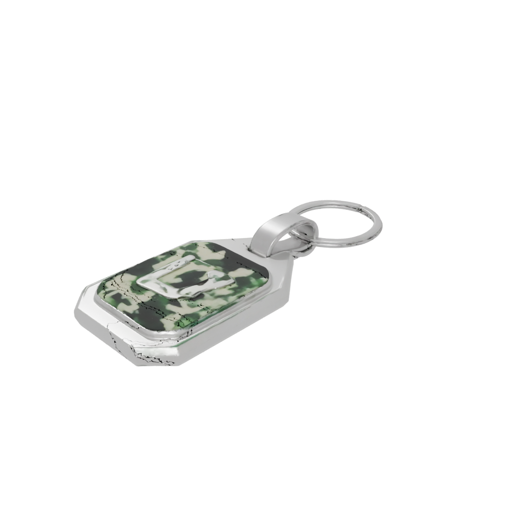 Camo Monogram Initial I
