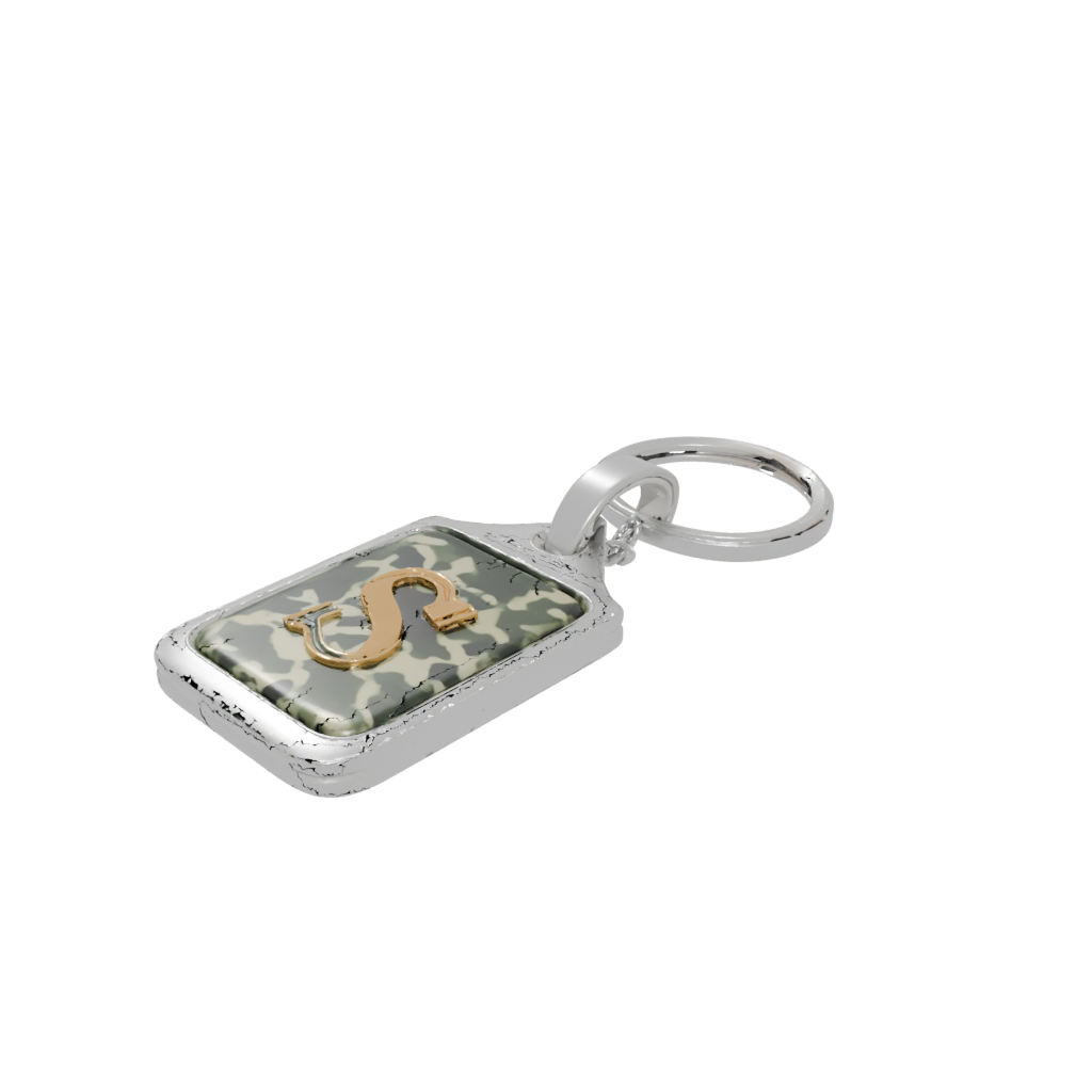 Camo Monogram Initial S