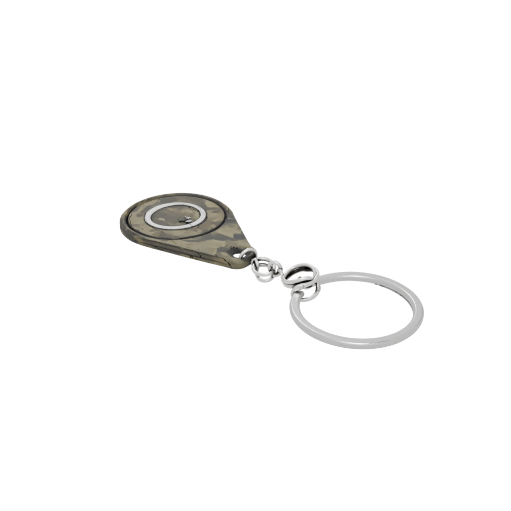 Camo Moon Crescent Charm