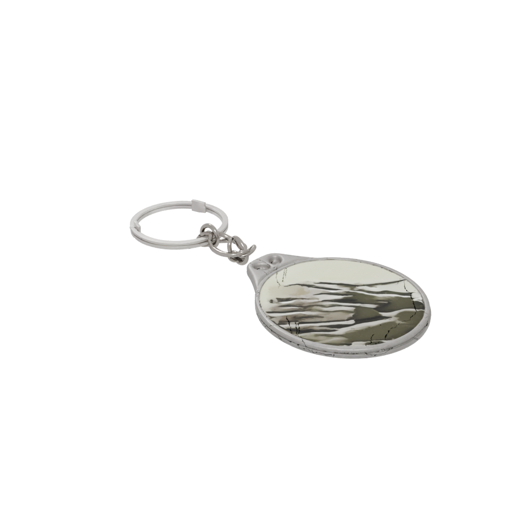 Camo Mountain Peak Charm — keychains 3D print model, STL