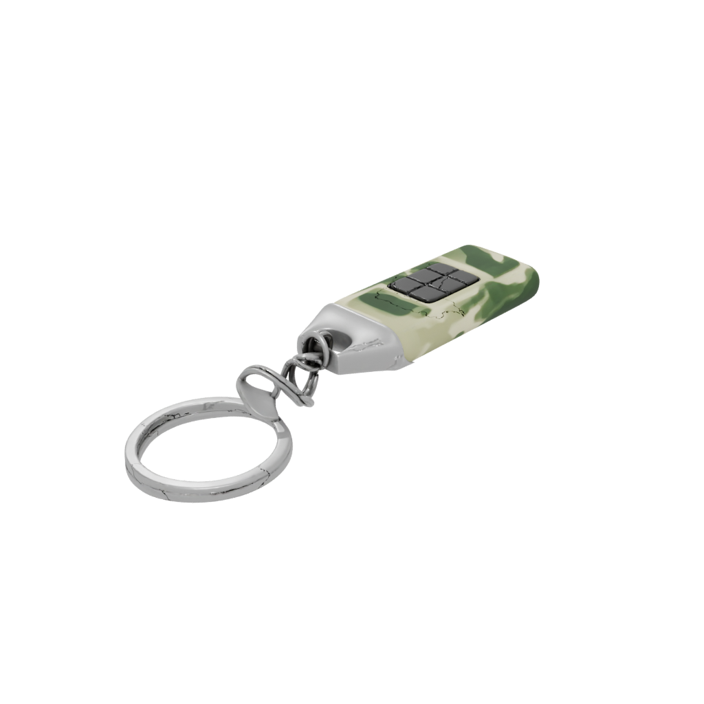 Camo Whistle Keyfob — keychains 3D print model, STL