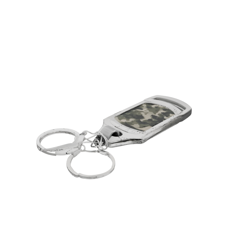 Camo Layered Bottle Opener Tag