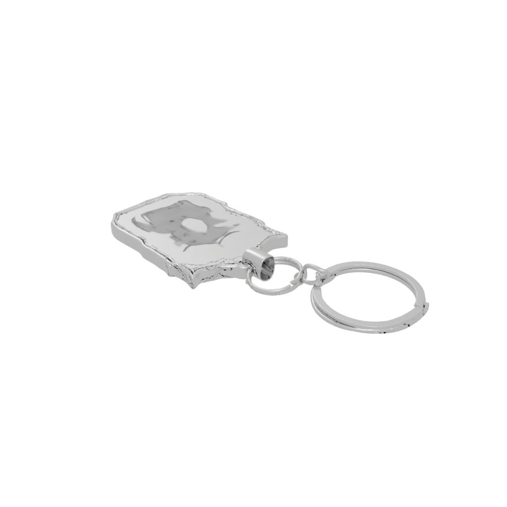 Camo Layered Cat Silhouette Charm