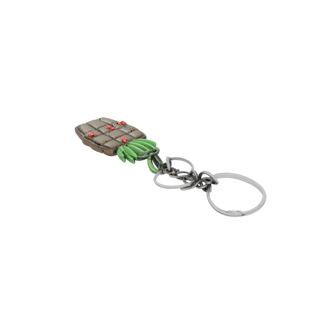 Camo Layered Mini Cactus Charm