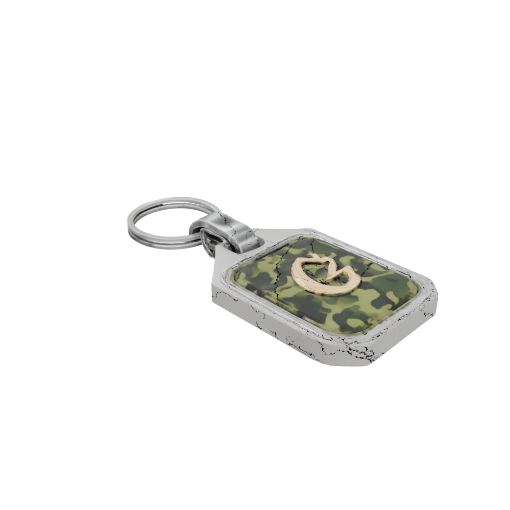 Camo Layered Monogram Initial G