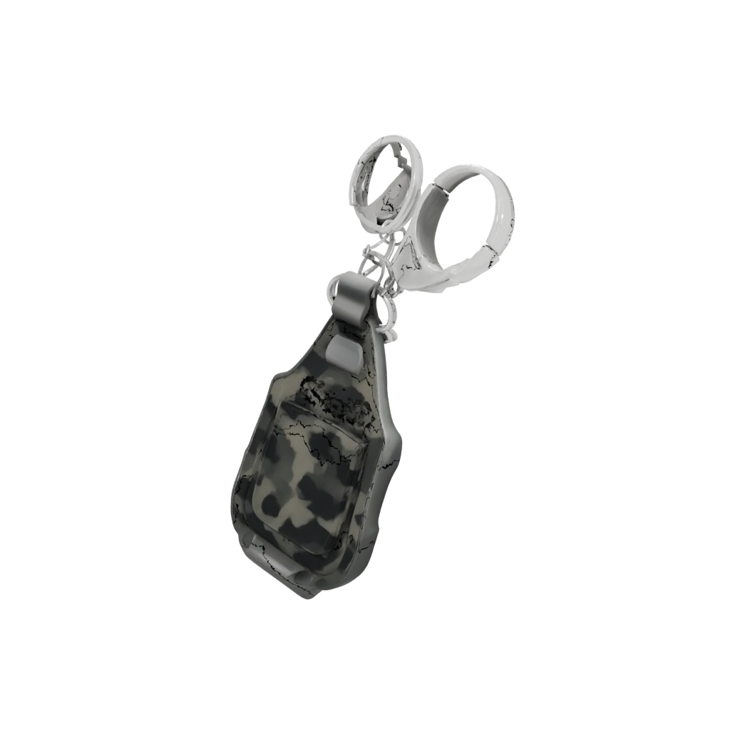 Camo Outline Carabiner Clip