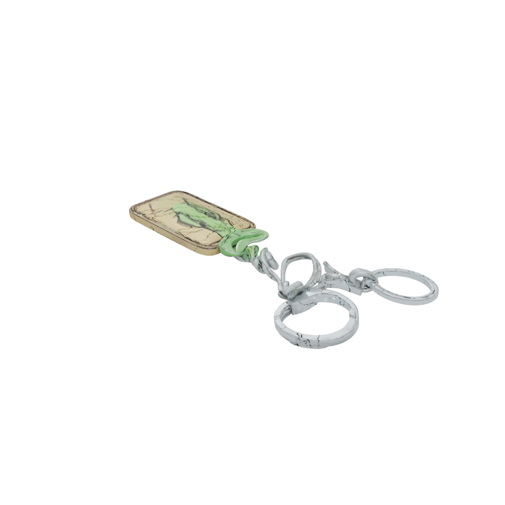 Camo Outline Mini Cactus Charm