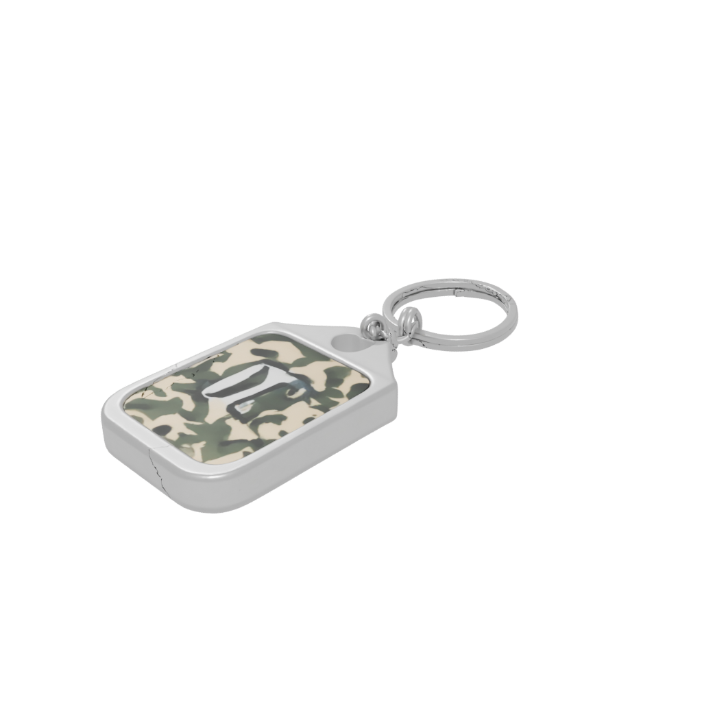 Camo Outline Monogram Initial J