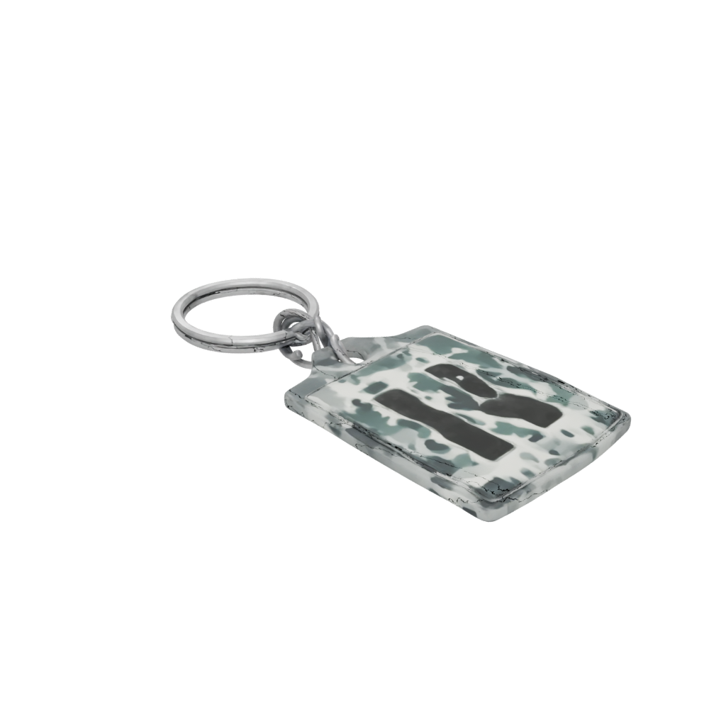 Camo Outline Monogram Initial K