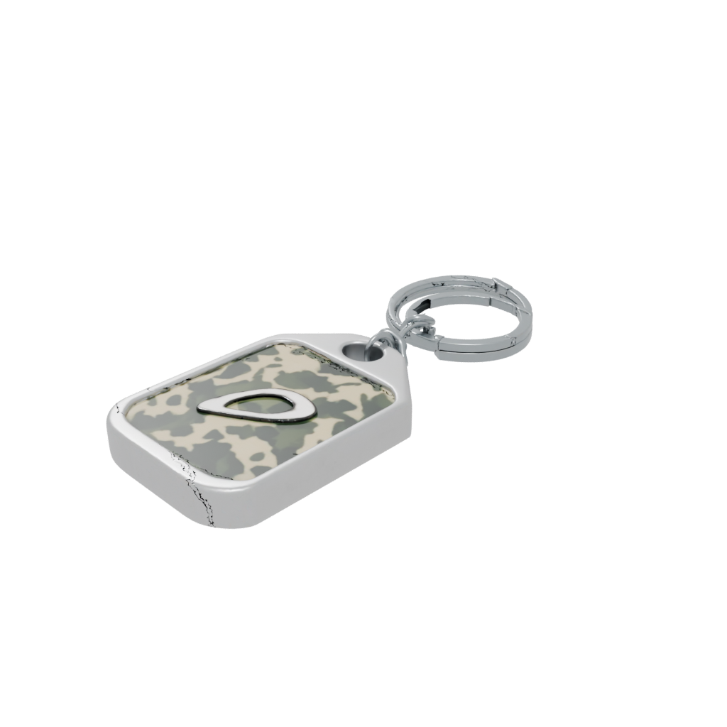 Camo Outline Monogram Initial P
