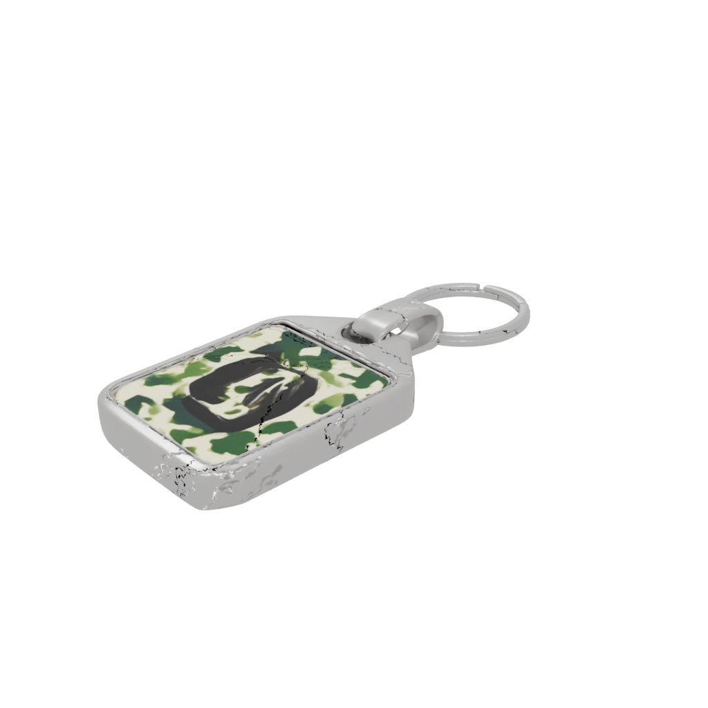 Camo Outline Monogram Initial U