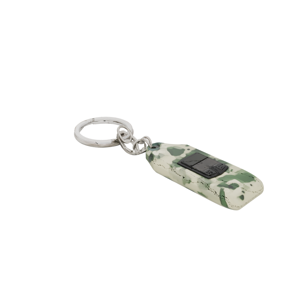 Camo Outline Whistle Keyfob
