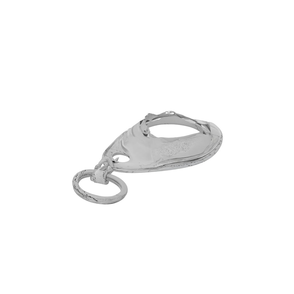 Crystal 3D Bottle Opener Tag — keychains 3D print model, STL