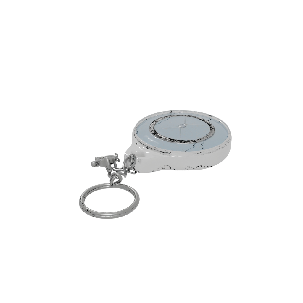 Crystal 3D Compass Charm