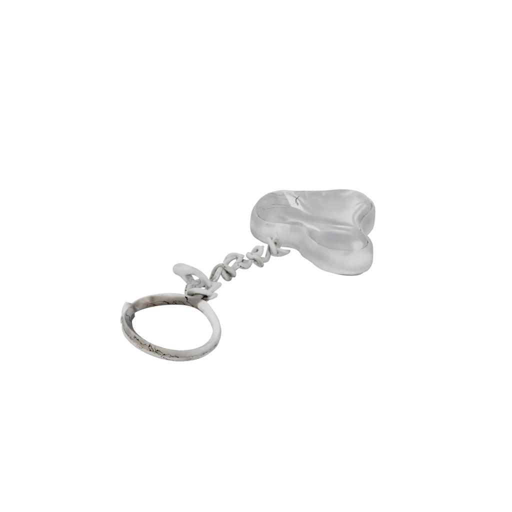 Crystal 3D Dog Bone Charm