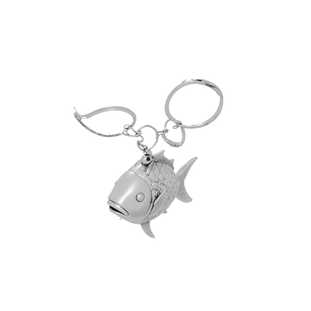 Crystal 3D Fish Charm