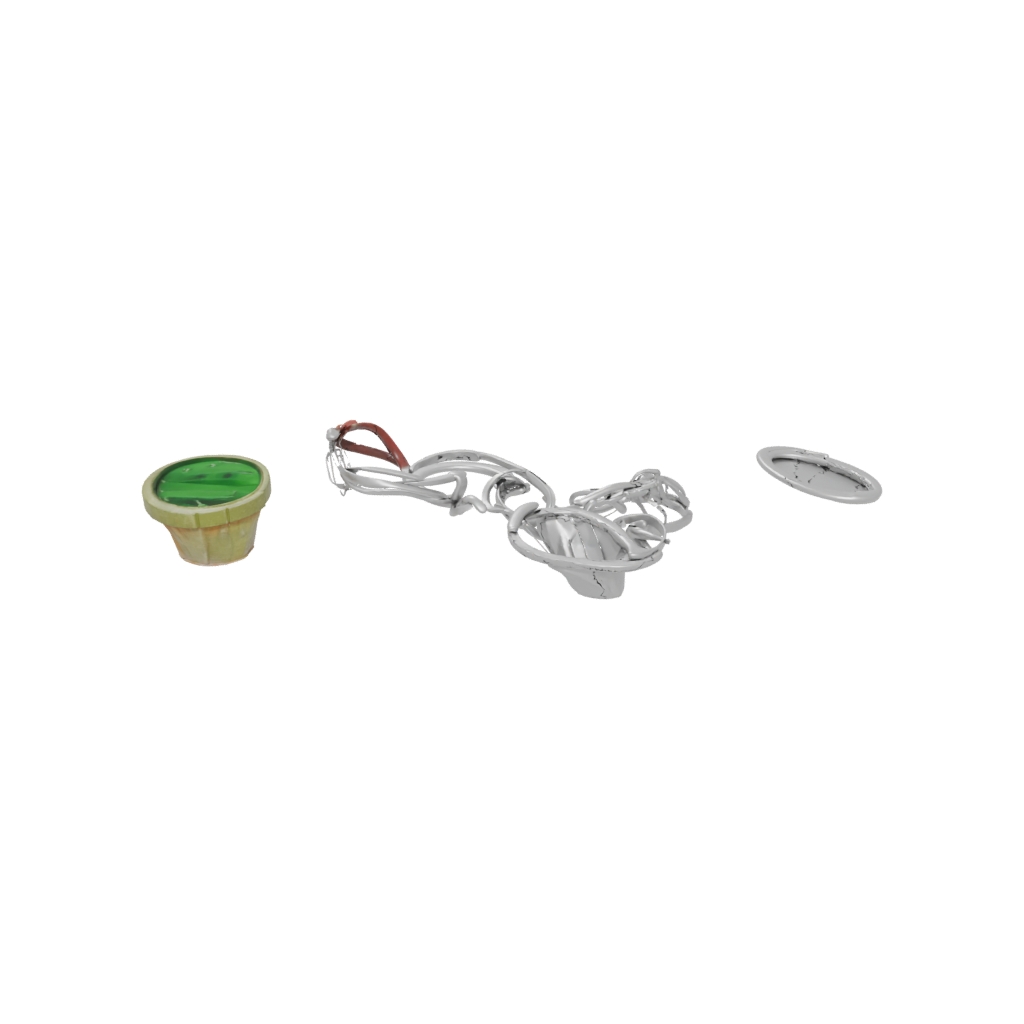 Crystal 3D Mini Cactus Charm