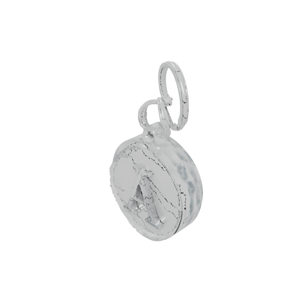 Crystal 3D Monogram Initial A