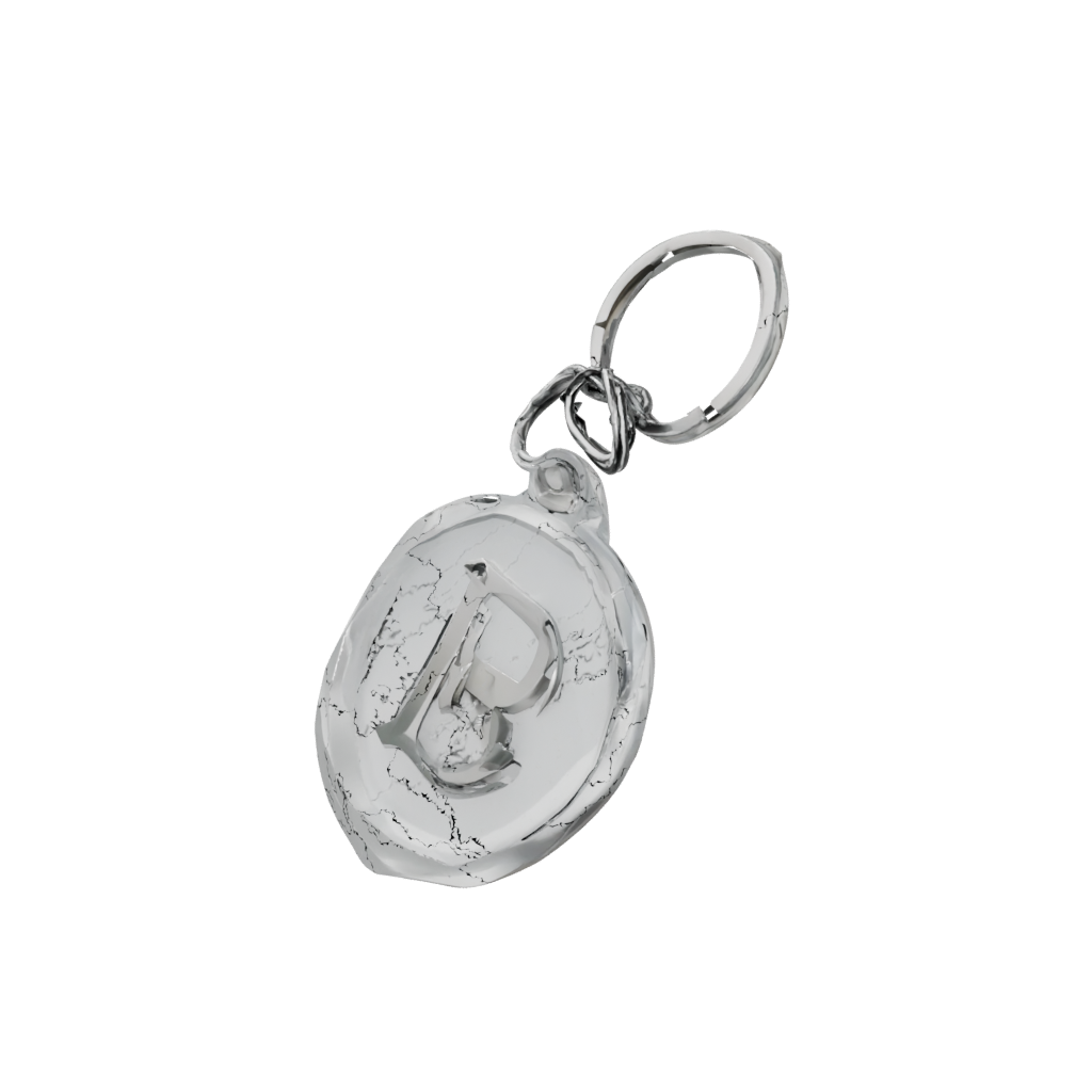 Crystal 3D Monogram Initial E