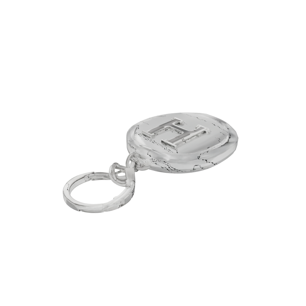 Crystal 3D Monogram Initial H