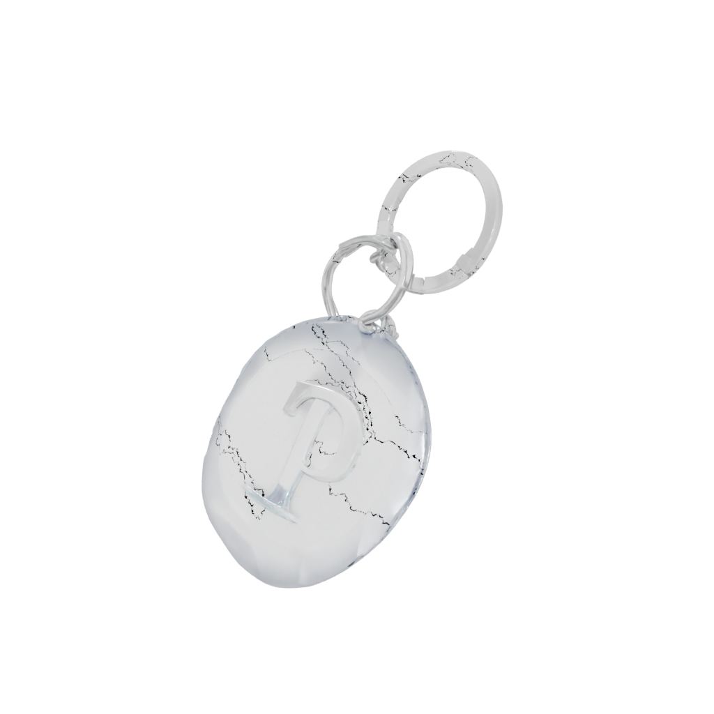 Crystal 3D Monogram Initial P