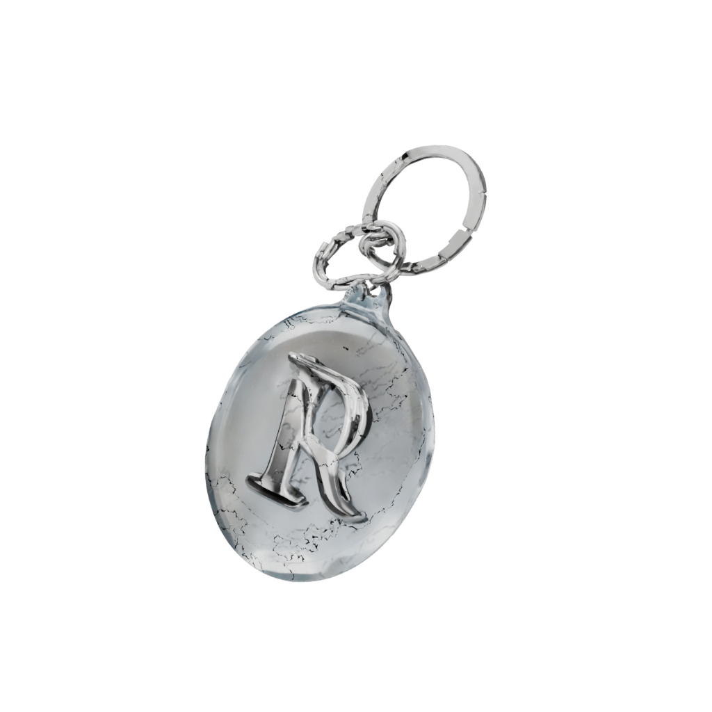Crystal 3D Monogram Initial R
