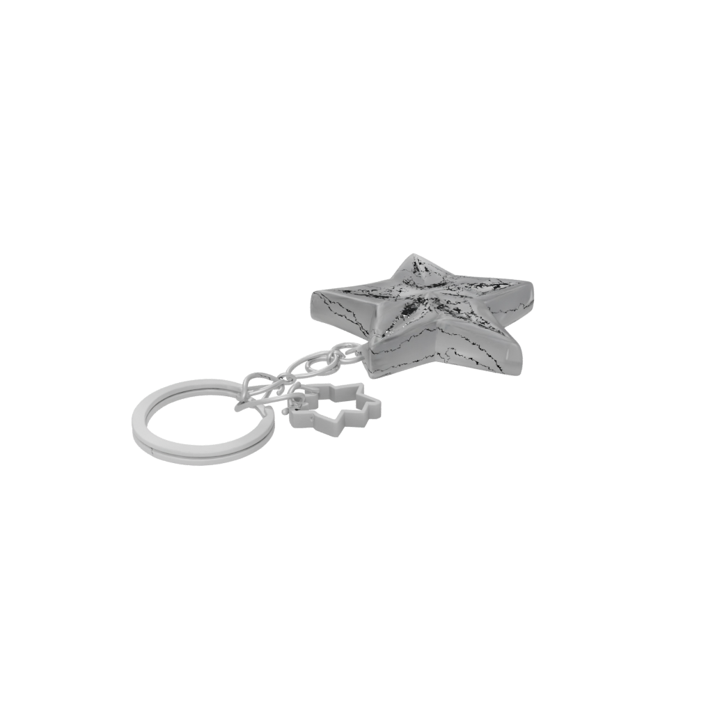 Crystal 3D Star Charm