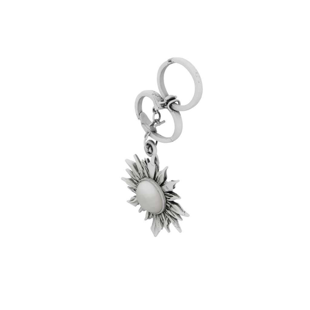 Crystal 3D Sun Charm — keychains 3D print model, STL