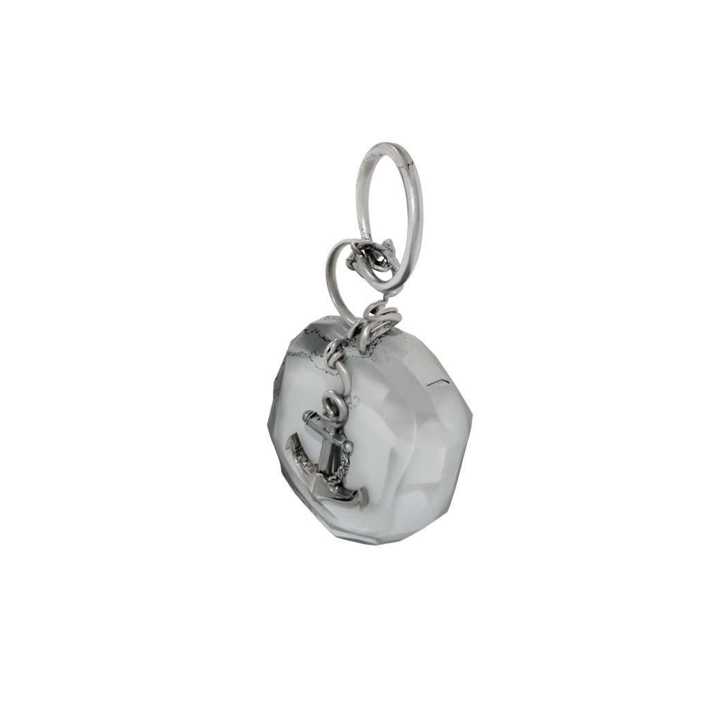 Crystal Anchor Charm — keychains 3D print model, STL