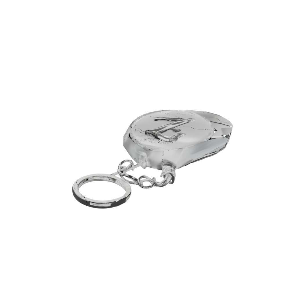 Crystal Monogram Initial Z — keychains 3D print model, STL