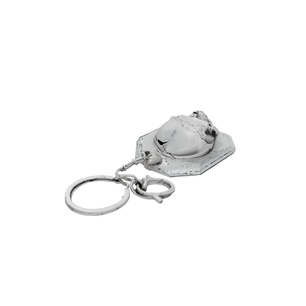 Crystal Skull Charm — keychains 3D print model, STL
