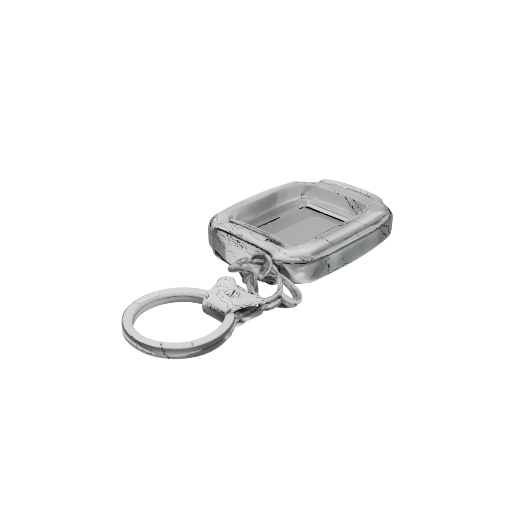Crystal Layered Carabiner Clip