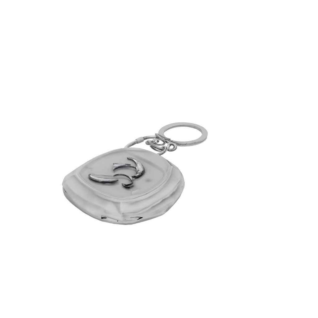 Crystal Layered Monogram Initial A — keychains 3D print model, STL