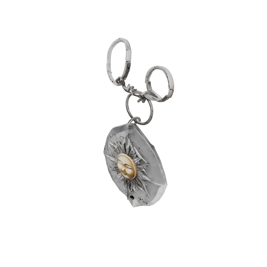 Crystal Layered Sun Charm