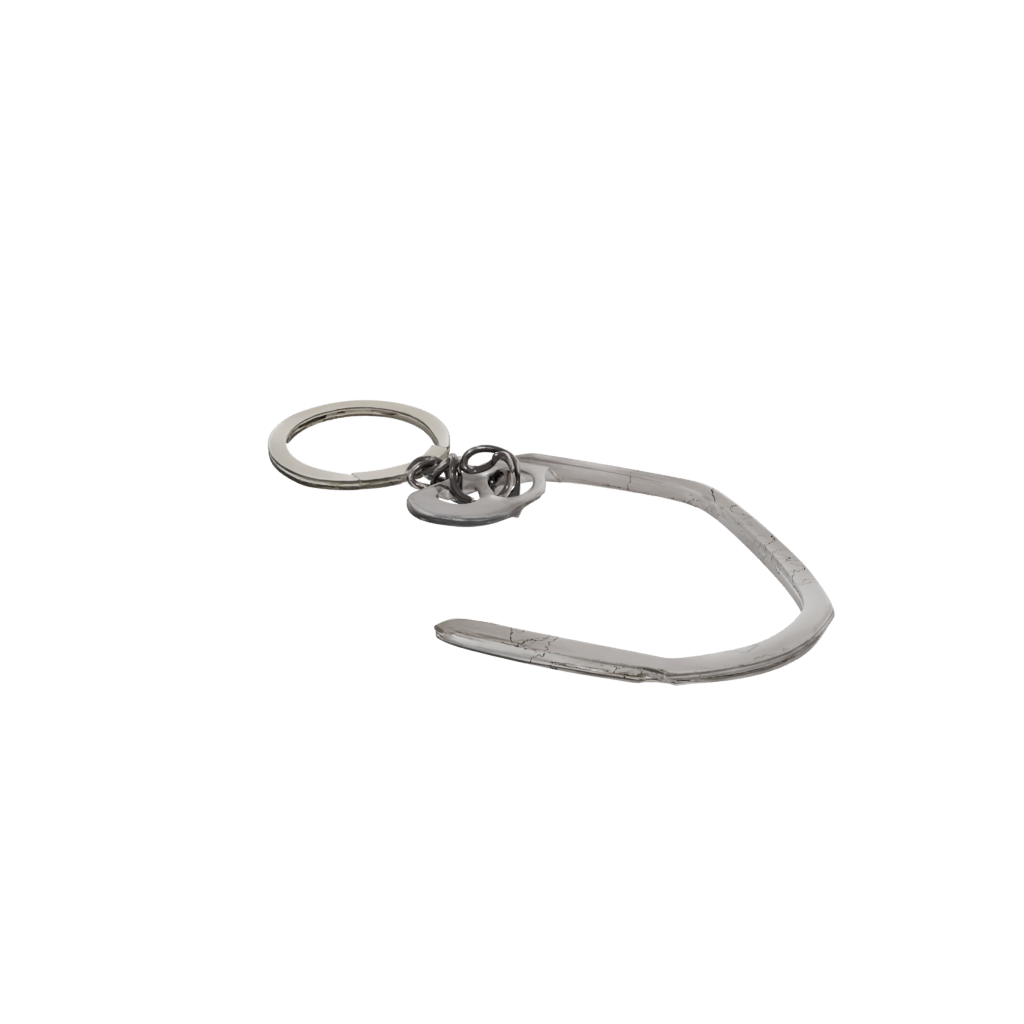 Crystal Outline Bottle Opener Tag