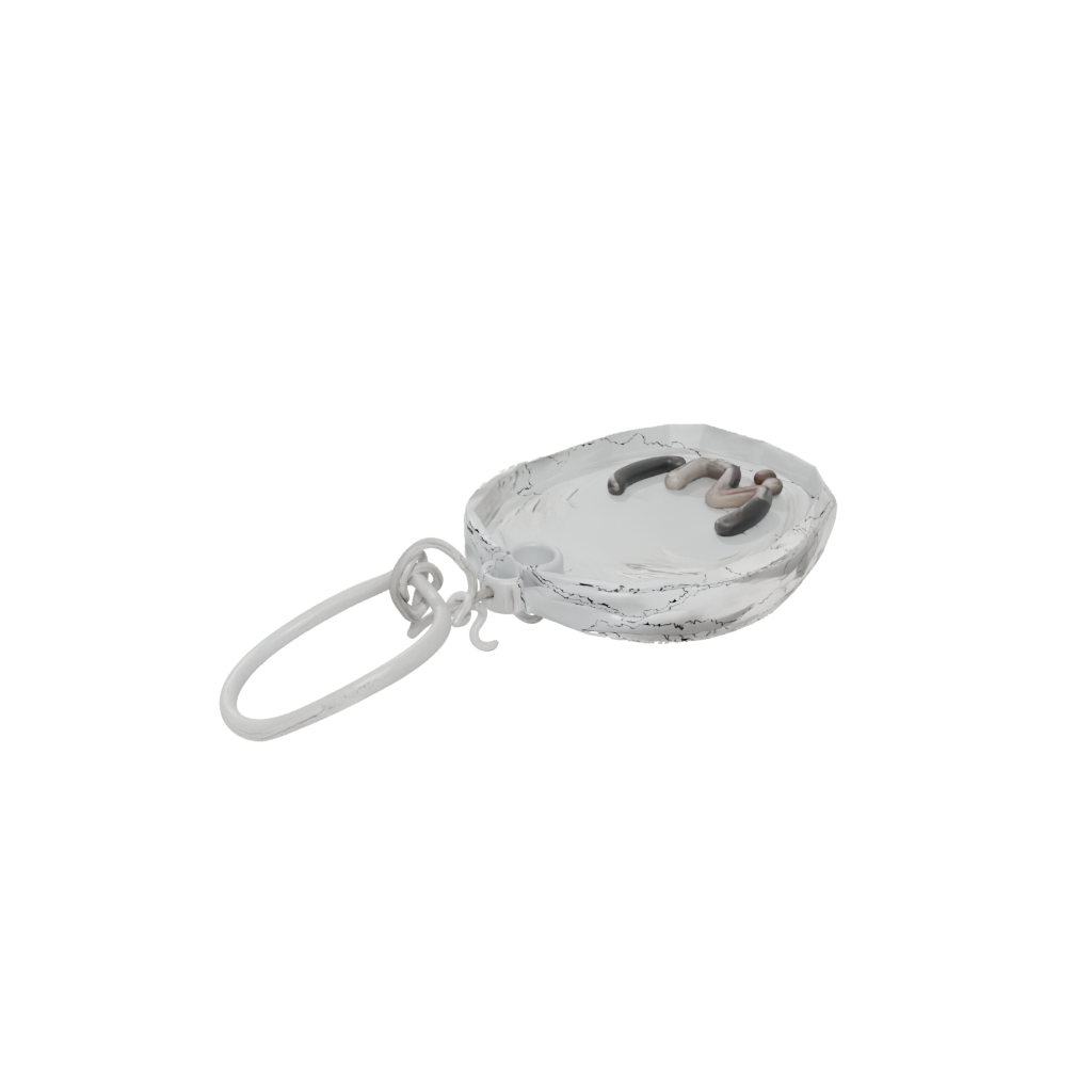 Crystal Outline Cat Silhouette Charm