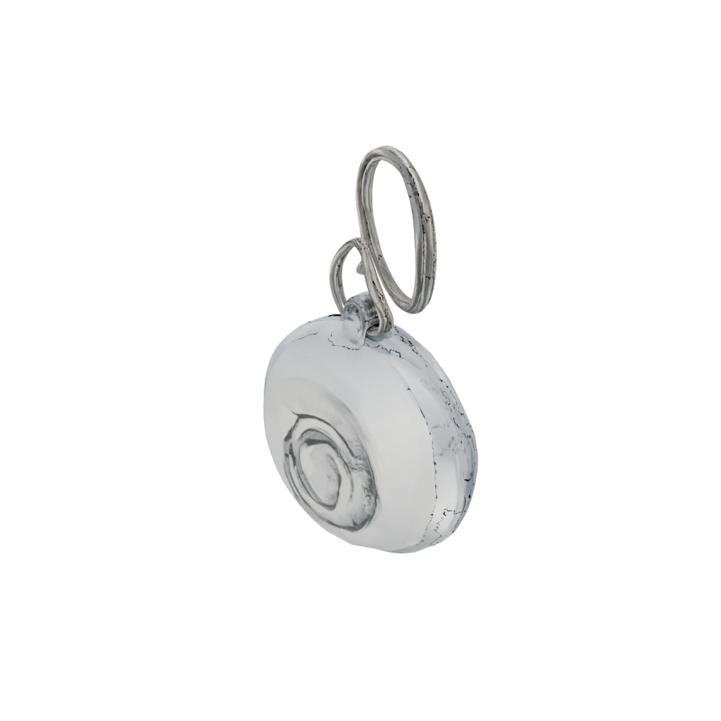 Crystal Outline Monogram Initial O — keychains 3D print model, STL