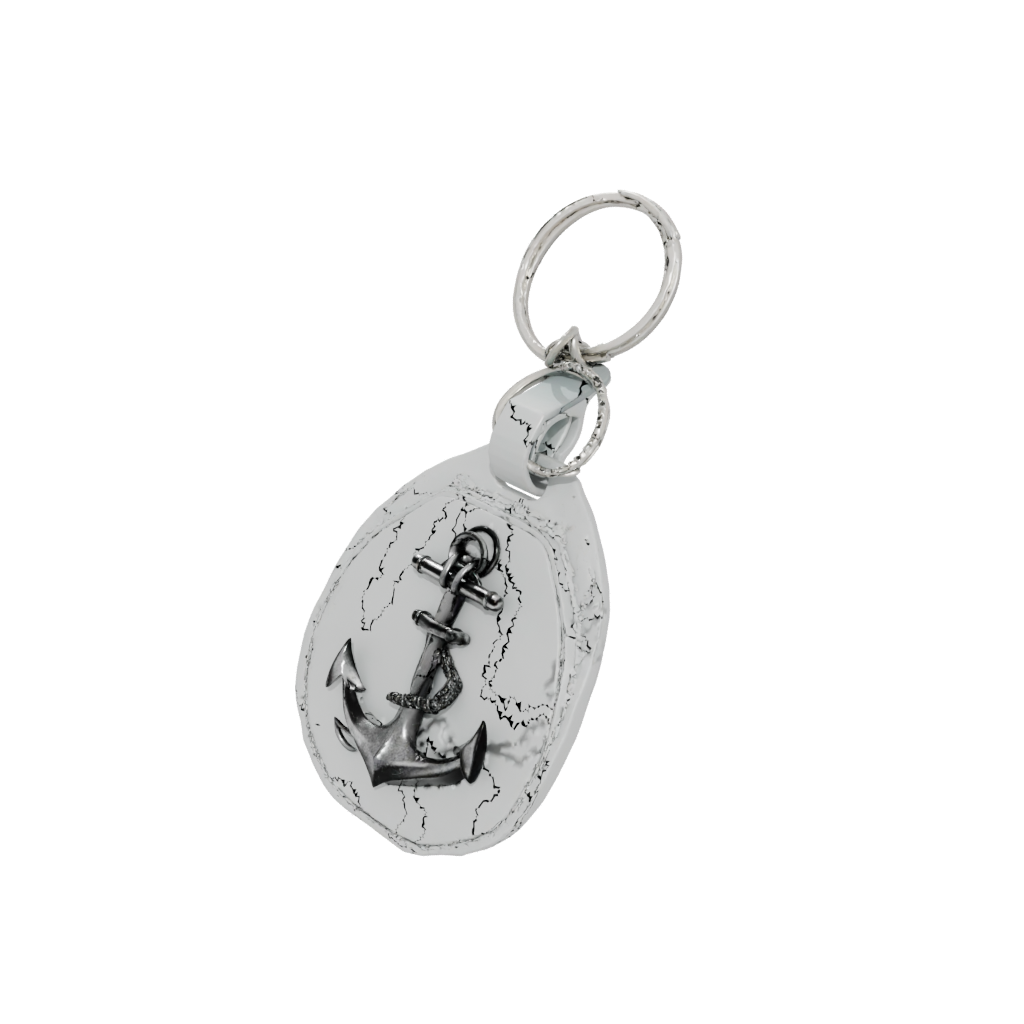 Anchor Charm — keychains 3D print model, STL