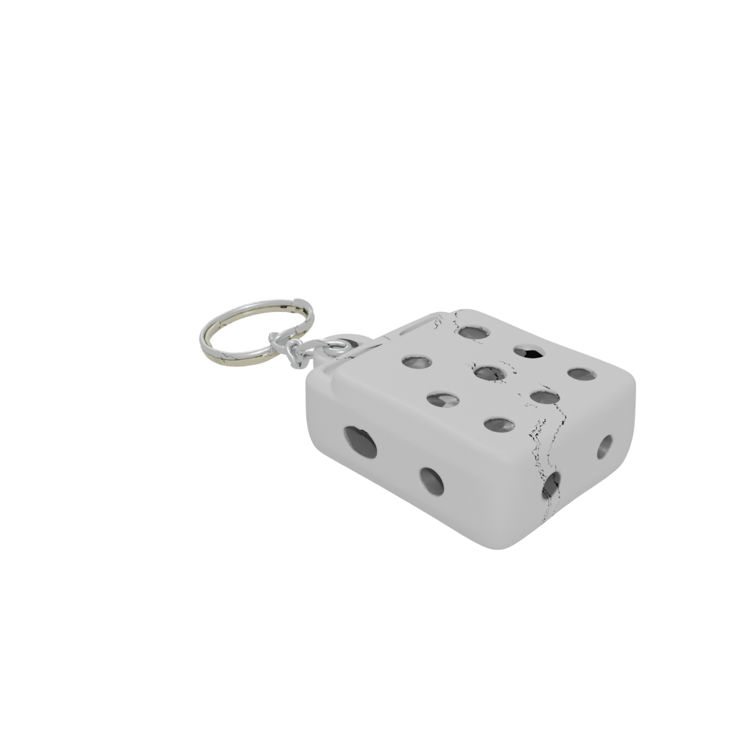 Dice Holder Keychain — keychains 3D print model, STL