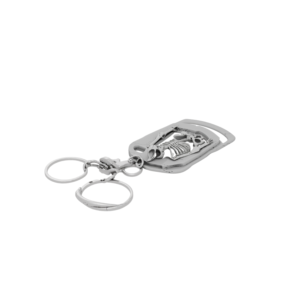 Key Skeleton Charm