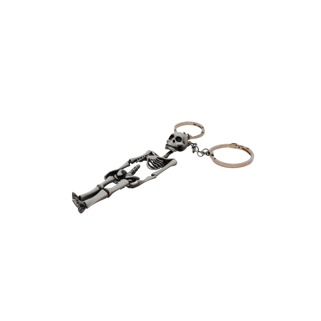 Galaxy 3D Key Skeleton Charm